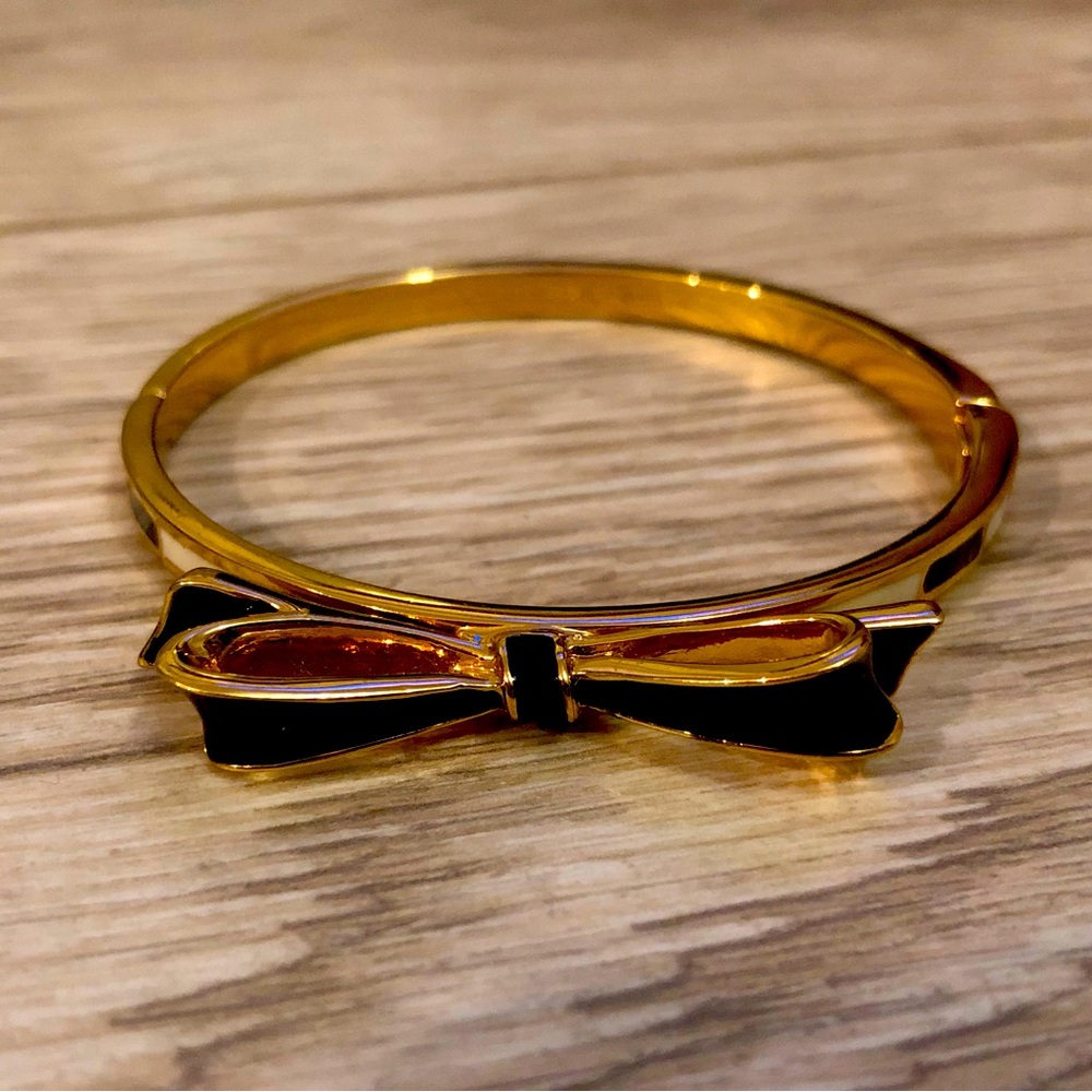 Kate Spade Black and White Gold Bracelet